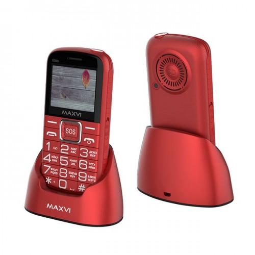 Мобильный телефон Maxvi B5ds 32Mb/32Mb Красный РСТ (Код: УТ000033...