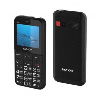 Мобильный телефон Maxvi B231 32Mb/32Mb Черный РСТ (Код: УТ000032086)