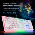 Проводная игровая клавиатура DEFENDER White GK-172 RU,радуж. подсветка,104 кнопки (1/20) (Код: УТ000031552)