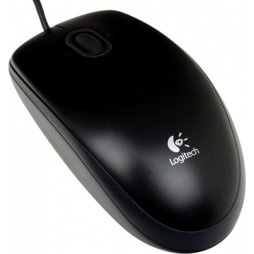 Мышь Logitech B100 черный оптическая (800dpi) USB
