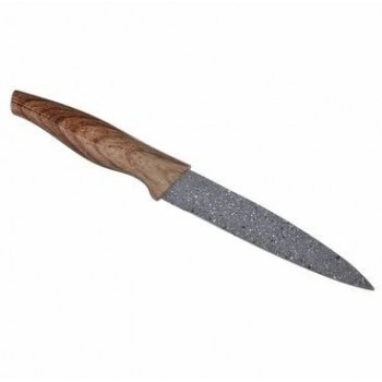 Нож кухонный SATOSHI (803-078)Алмаз универсальный 12,7см, нерж.сталь с антиналипающим покрытием (Код: УТ000022575)