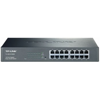 Управляемый коммутатор 16 портов TP-Link TL-SG1016DE (16х1Гбит/с) 2 уровня (Код: УТ000022084)