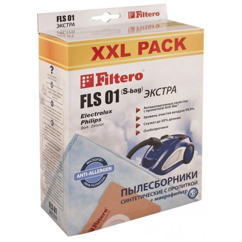 Мешок для пылесоса Filtero FLS 01 S-bag (8) XXL Экстра (Код: УТ00