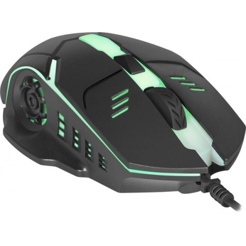 Мышь Defender Ultra Matt MB-470, черный, USB, 7 цветов подсветки,