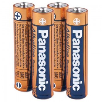 Элемент питания Panasonic LR03 Alkaline Power (4 шринк) 48S 240 (цена за 1 шт (не блистер) (Код: УТ000002540)