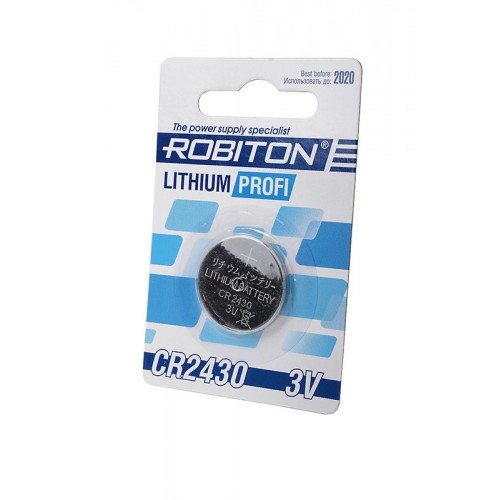 Элемент питания Robiton Profi R-CR2430-BL1 CR2430 1BL (Код: УТ000...