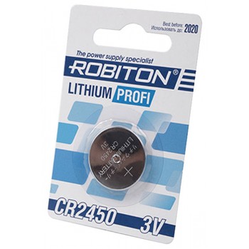 Элемент питания Robiton Profi R-CR2450-BL1 CR2450 1BL (Код: УТ000002275)