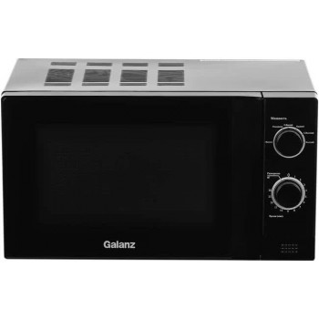 Микроволновая печь соло Galanz MOS-2009MB черный (700 Вт, объем - 20 л, управление: механическое) (Код: УТ000040225)
