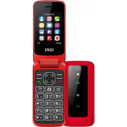 Мобильный телефон INOI 245R 32Mb/32Mb Красный РСТ (Код: УТ0000387...