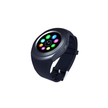 Смарт-часы Smarterra SmartLife R 0.96" TFT черный (SM-SLRNDBL) (Код: УТ000008064)