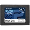 Твердотельный накопитель SSD 2.5" SATA: 960 ГБ Patriot Burst Elite TLC [Скорость чтения/записи: 450 МБ/с/320 МБ/с] PBE960GS25SSDR (Код: УТ000025205)