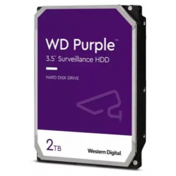 Жесткий диск HDD 3.5" SATA: 2000 Гб WD Purple [5400 rpm, 256 Мб, Sata 3 (6 Gbit/s)] WD22PURZ (Код: УТ000022989)
