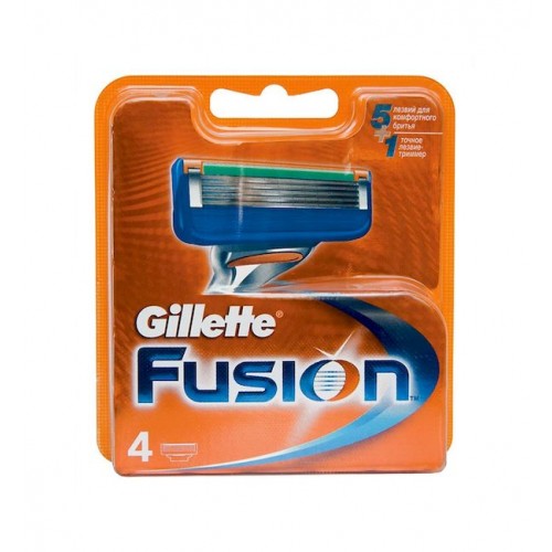Сменные кассеты Gillette "FUSION" "4" Origina...