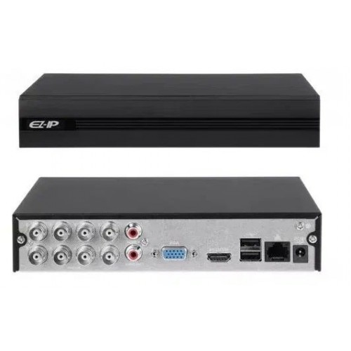 Видеорегистратор мультиформатный 8-канальный EZ-IP HDD до 6Tb (EZ