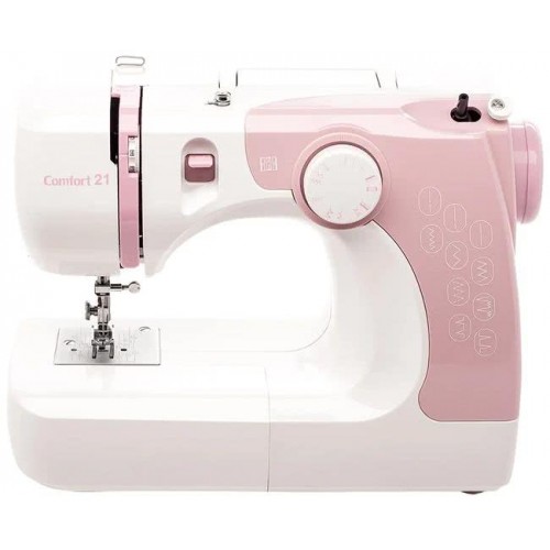 Швейная машина Comfort 21 белый-розовый (электромеханическая, чел...