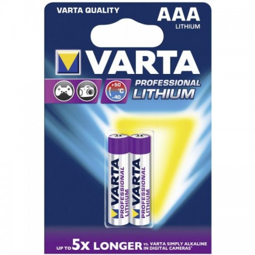 Элемент питания Varta ULTRA FR03 AAA BL2 Lithium 1.5V (6103) (2/2