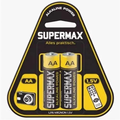 Элемент питания SuperMax LR6 (б/б) 40BL 800 (цена за 1 шт (не бли...