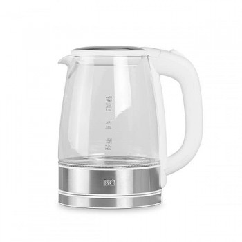 Чайник BQ KT1834G (2,2кВт,1,7л.стекло,сталь/бел) (Код: УТ000038389)