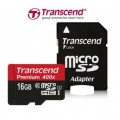 Карта памяти Transcend Premium 400X 16 Гб Class 10 + adapter