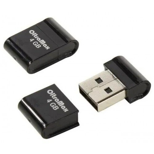 USB флэш-накопитель OltraMax 4GB 70 Black (Код: УТ000034879)