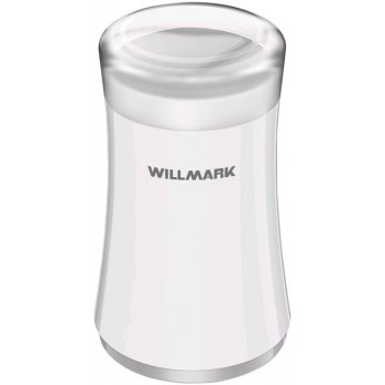 Кофемолка WILLMARK WCG-274 (200Вт, 100г., прозрачная крышка, ротационный нож) белый (Код: УТ000026506)
