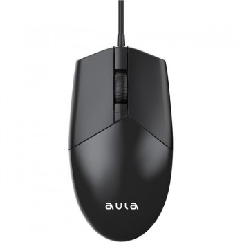 Проводная мышь AULA AM104 , подкл: USB,кнопок: 3,DPI: 1200, черный (1/100) (Код: УТ000037862)