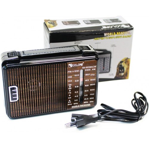 Радиоприемник GOLON=MRM  MR/RX-608  FM/AM/TV/SW RADIO (Код: УТ000