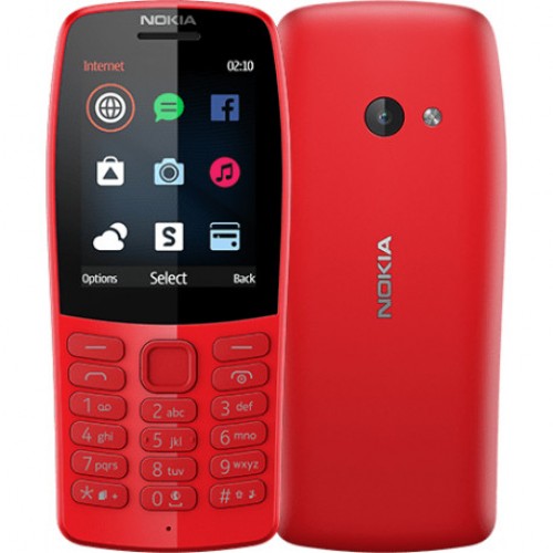 Мобильный телефон Nokia 210 DS РСТ 32Mb/16Mb Красный (Код: УТ0000...