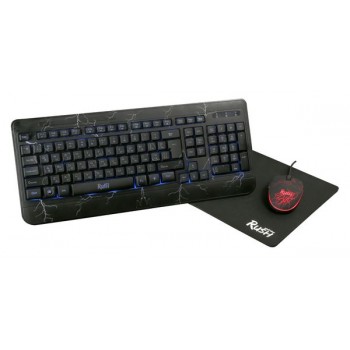 Набор игровой клавиатура+мышь Smartbuy Rush Comrade черный (SBC-550915G-K) (Код: УТ000011400)
