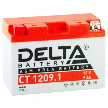 Аккумулятор для мототехники Delta CT 1209.1 1 pcs (1/8) (Код: УТ000011152)