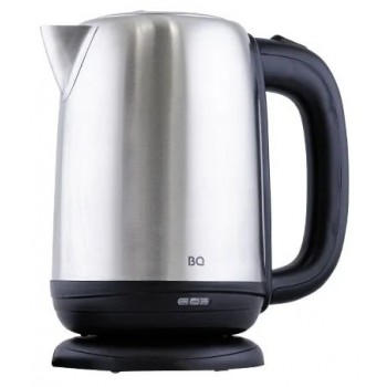 Чайник электрический BQ KT1821S серебристый/черный (2200 Вт, объем - 1.7 л, корпус: металлический) (Код: УТ000017462)