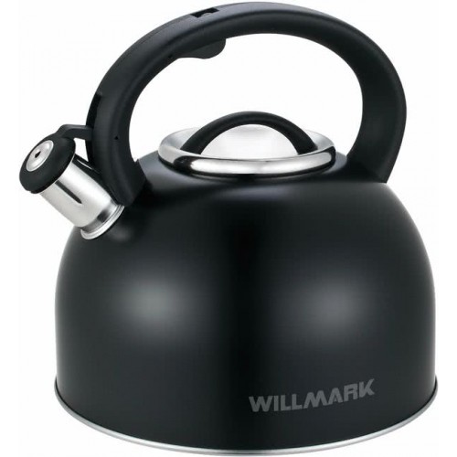 Чайник со свистком Willmark WTK-4810SS (4л, со свистком, с крышко