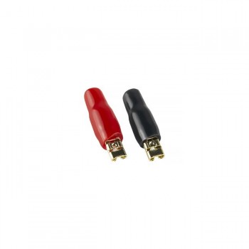 Клеммы аккустические ORIS ST-28  для кабеля 14GA, под лопатку 2,8мм, упаковка (25шт. красных+25шт. (Код: УТ000009706)