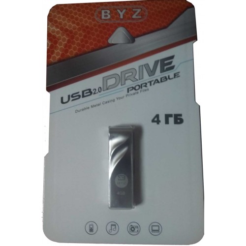 USB Flash накопитель BYZ UF003 4Gb USB 2.0 (Код: УТ000015575)...