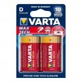 Элемент питания Varta LR-20 2BL (20)(100) 4720 Max Tech/ L. MAX POWER (цена за 1 шт (не блистер) (Код: УТ000002629)