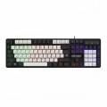 Проводная игровая клавиатура Defender Dark Knight GK-077 RU,черн-бел,104кн,радужная (1/20) (Код: УТ000033640)