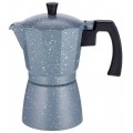 Кофеварка гейзерная TECO TC-403-6 cups мрамор  Объем 300 мл (Код: УТ000033575)