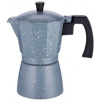 Кофеварка гейзерная TECO TC-403-6 cups мрамор  Объем 300 мл (Код: УТ000033575)