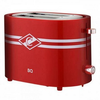 Тостер BQ T1004 красный (1000 Вт, количество обжаривания - 6) (Код: УТ000030547)