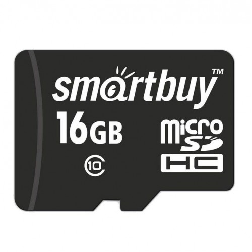 Карта памяти Smartbuy MicroSD 16GB Сlass 10 UHS-I без SD адаптера