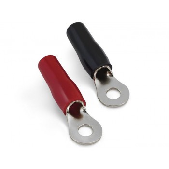 Клемма кольцо под кабель 8 Ga с отверстием 4 мм. (red/black) (Krome)STINGER SPT5138 4 шт уп (Код: УТ000035651)